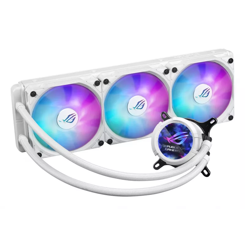 All-in-One-Flüssigkeitskühler ASUS ROG Strix LC III 360 ARGB White Edition