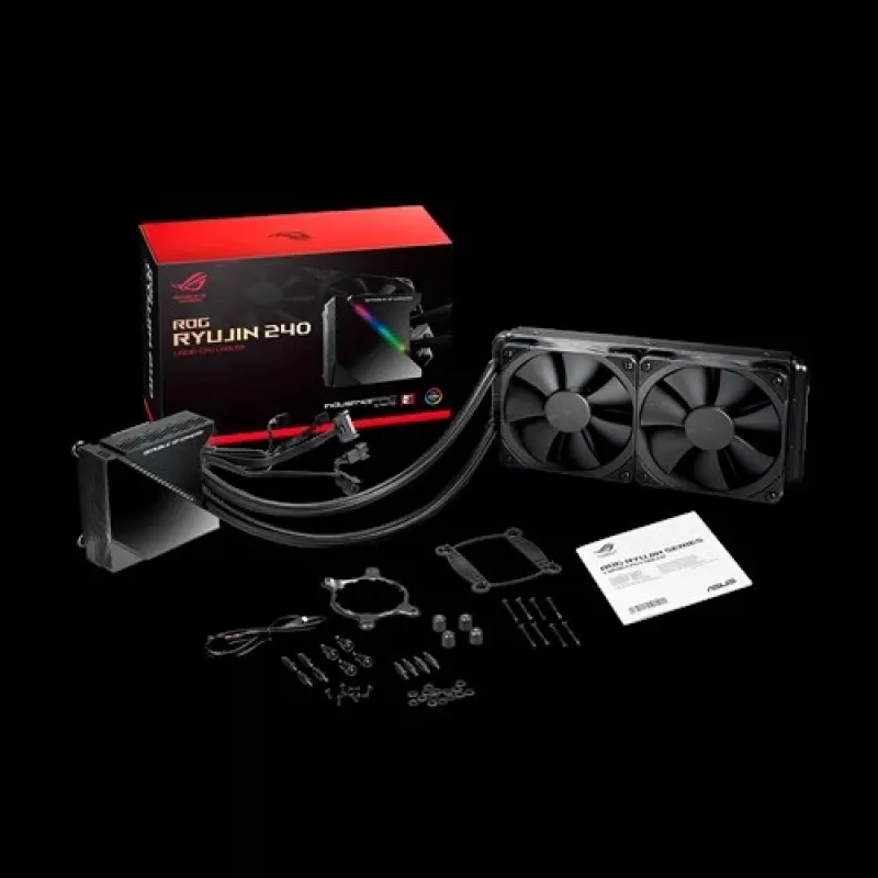 ASUS ROG RYUJIN 240 Prozessor All-in-One-Flüssigkeitskühler 12 cm Schwarz 1 Stk.