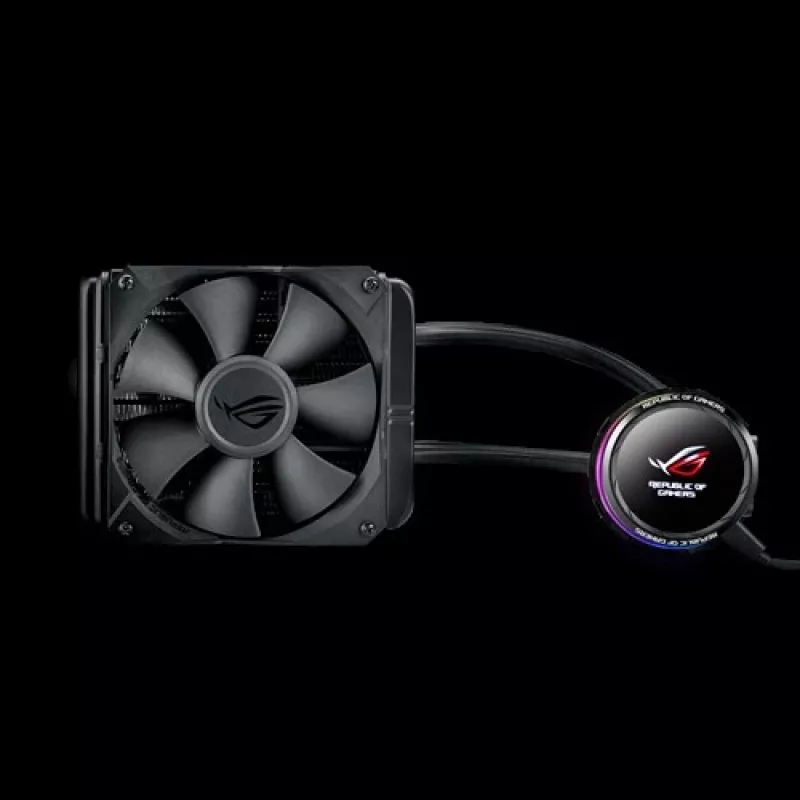 ASUS ROG RYUO 120 Prozessor All-in-One-Flüssigkeitskühler 12 cm Schwarz 1 Stk.