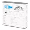 ARCTIC BioniX P140 (Grau/Weiß) – Druckoptimierter 140-mm-Gaming-Lüfter mit PWM PST