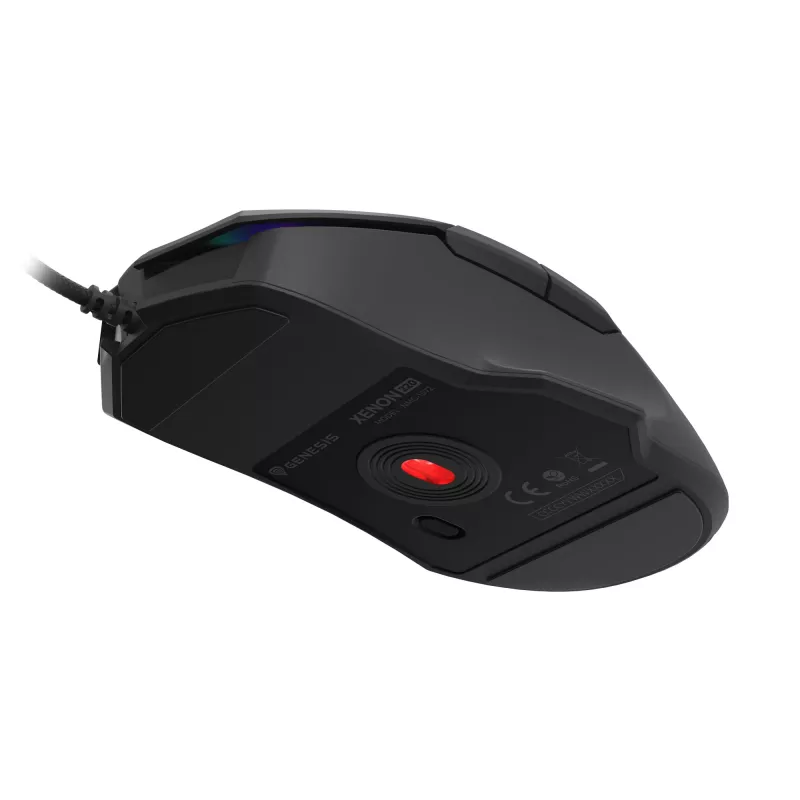 GENESIS Xenon 220 G2 Maus Gaming Beidhändig USB Typ A Optisch 12800 DPI