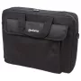 Manhattan London Laptoptasche 15,6 Zoll, Toploader, Schwarz, LOW COST, Zubehörfach, Schultergurt (abnehmbar), günstigere Alternative zu Targus TAR300, Notebook-Tasche, drei Jahre Garantie