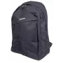 Manhattan Knappack Rucksack 15,6 Zoll, Schwarz, GÜNSTIG, Leicht, Internes Laptopfach, Zubehörtasche, Gepolsterte verstellbare Schultergurte, Flaschenhalter, Drei Jahre Garantie