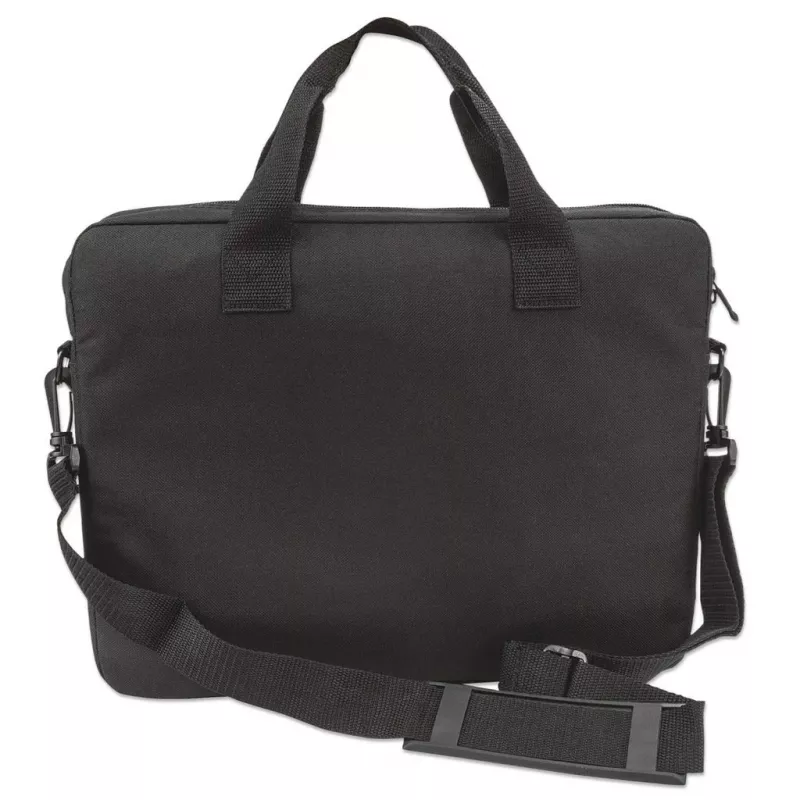 Manhattan London Laptoptasche 14,1 Zoll, Toploader, Schwarz, LOW COST, Zubehörfach, Schultergurt (abnehmbar), Notebook-Hülle, Drei Jahre Garantie