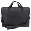 Manhattan London Laptoptasche 17,3 Zoll, Toploader, Schwarz, LOW COST, Zubehörfach, Schultergurt (abnehmbar), Notebooktasche, Drei Jahre Garantie