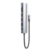Manhattan USB-C Dock/Hub mit Kartenleser, Anschlüsse (x5): Ethernet, HDMI, USB-A (x2) und USB-C, mit Power Delivery (PD) 100 W – benötigt externes USB-C-Ladegerät (nicht im Lieferumfang). USB-betrieben (kein externes Netzteil erforderlich), wenn PD nicht verwendet wird