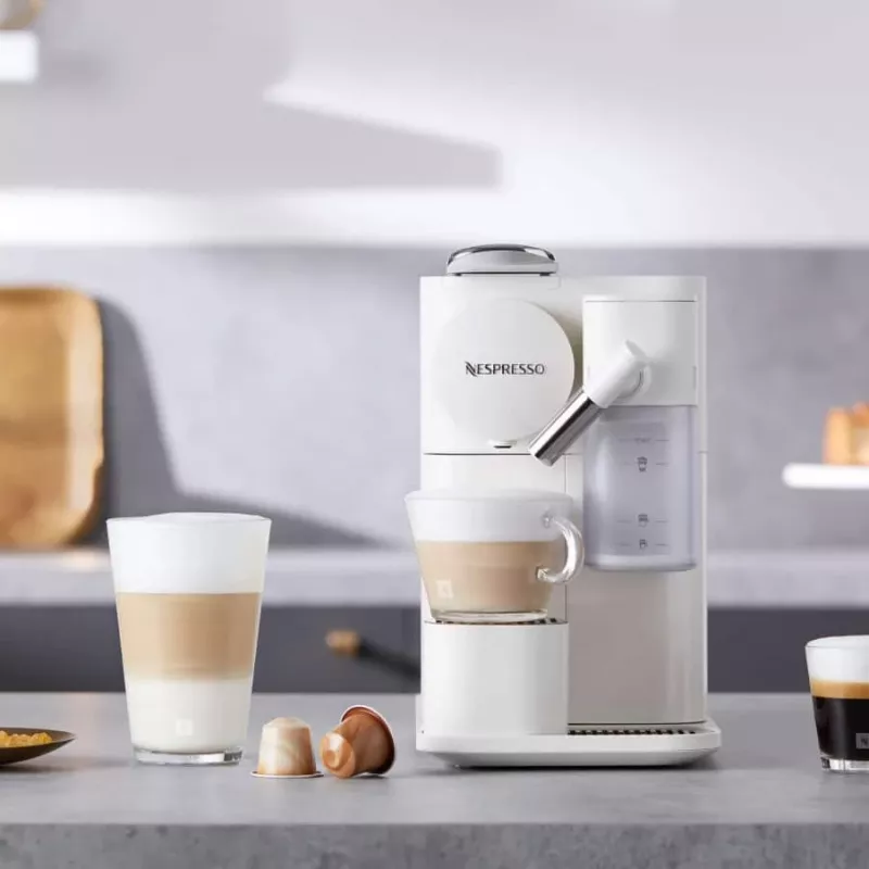 De’Longhi Lattissima One Nespresso Kapsel Kaffeemaschine - Weiß