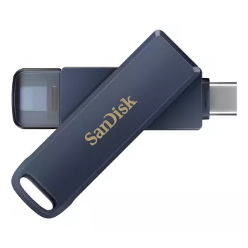 WESTERN DIGITAL SanDisk Phone Drive für iPhone - 128 GB USB-Stick - USB-C/Lightning - Metallic Sky Blau