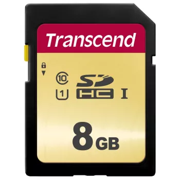 TRANSCEND SDHC-Karte 500S 8 GB UHS-I U1 MLC