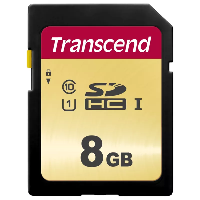 TRANSCEND SDHC-Karte 500S 8 GB UHS-I U1 MLC