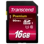 Flash Memory Transcend 16 GB SDHC UHS-I TS16GSDU1