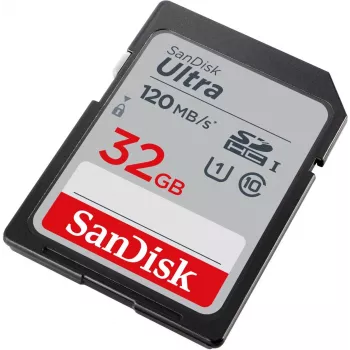 WESTERN DIGITAL SanDisk Ultra 32GB SDHC-Speicherkarte Klasse 10 UHS-I 120 MB/s 3er-Pack (SDSDUN4-032G-GN6IM)