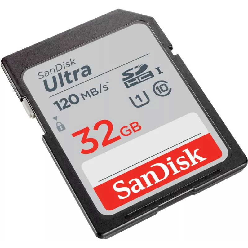 WESTERN DIGITAL SanDisk Ultra 32GB SDHC-Speicherkarte Klasse 10 UHS-I 120 MB/s 3er-Pack (SDSDUN4-032G-GN6IM)