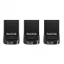 WESTERN DIGITAL SanDisk Ultra Fit - 32 GB USB-Stick - USB 3.1 - 3er-Pack