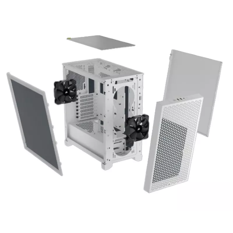 CORSAIR Mid-Tower-PC-Gehäuse – 3000d Airflow – Weiß
