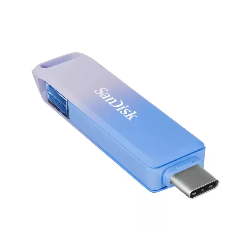 WESTERN DIGITAL SanDisk Creator Phone Drive – 256 GB USB-Stick – USB-C/Lightning – Blau