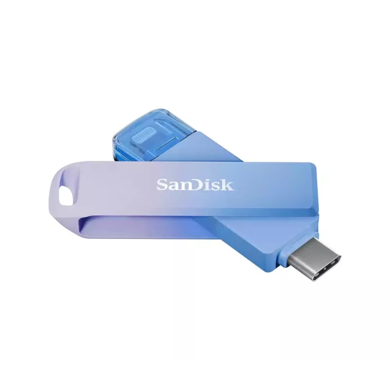 WESTERN DIGITAL SanDisk Creator Phone Drive – 256 GB USB-Stick – USB-C/Lightning – Blau