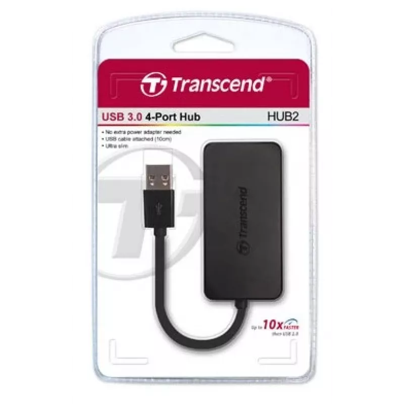 TRANSCEND Hub Hub2 4-Port USB 3.0
