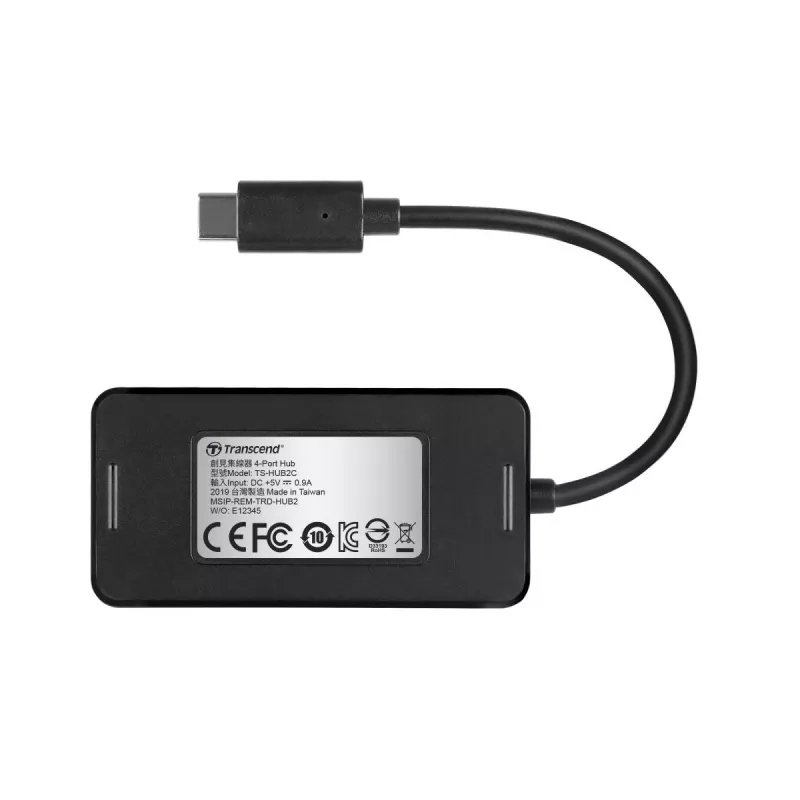 TRANSCEND USB Hub2c Type-C 4-Port Hub