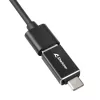 SHARKOON USB Hub - 3-Port USB 3.2 Gen 1 Alu + Ethernet Schwarz