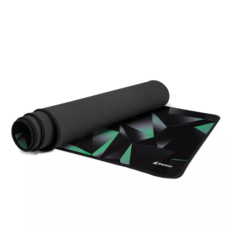 SHARKOON Gaming-Mauspad Sgp30 – Schwarz/ Grün/ Grau