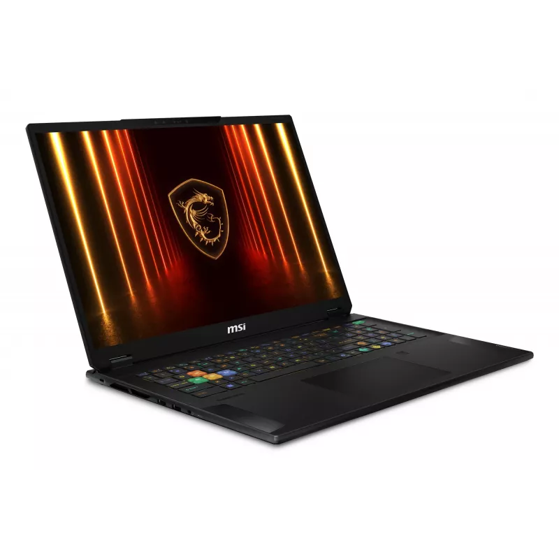 MSI Stealth 18 HX AI A2XWIG-042 Intel Core Ultra 9 275HX Laptop 45,7 cm (18 Zoll) UHD+ 64 GB DDR5-SDRAM 2 TB SSD NVIDIA GeForce RTX 5080 Wi-Fi 7 (802.11be) Windows 11 Pro Schwarz