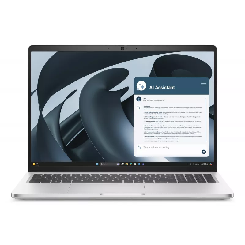 DELL Pro 16 Plus PB16255 Copilot+ PC AMD Ryzen AI 7 PRO 350 Laptop 40,6 cm (16 Zoll) Full HD+ 32 GB LPDDR5x-SDRAM 512 GB SSD Wi-Fi 7 (802.11be) Windows 11 Pro Deutsch Aluminium