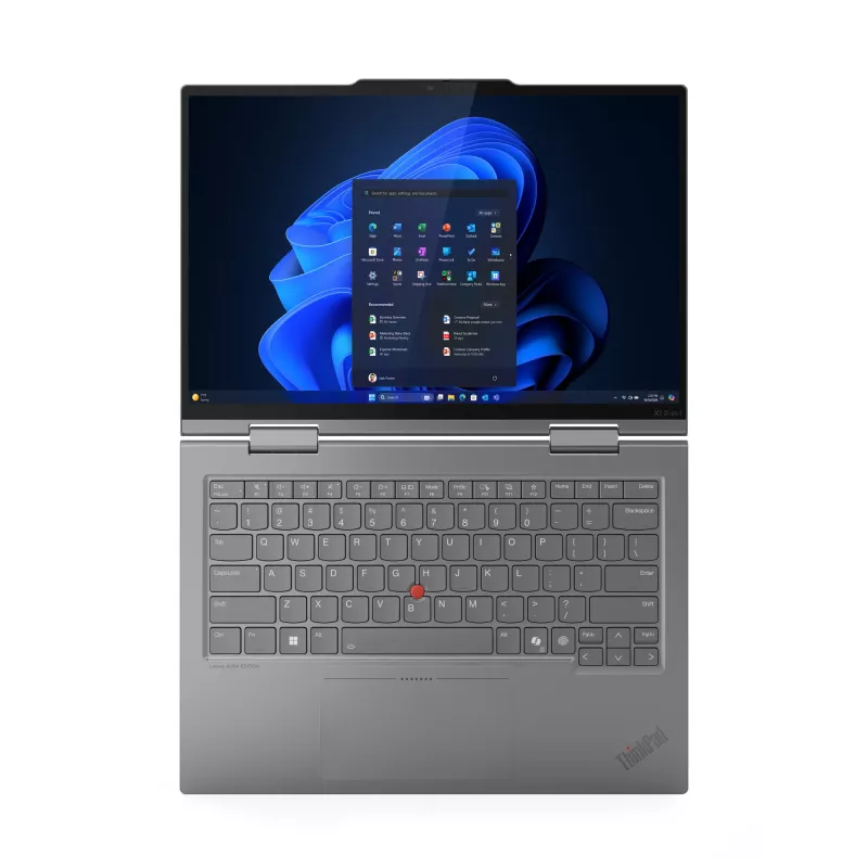 Hybrid 2-in-1 Lenovo ThinkPad X1 2-in-1 Gen 10 Aura Edition Copilot+ PC — Intel Core Ultra 7 258V, 14 Zoll WUXGA Touch, 32 GB LPDDR5x, 1 TB SSD, Wi‑Fi 7, Windows 11 Pro