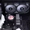 All-in-One-Flüssigkeitskühler Thermaltake CL-W322-PL12GM-B 12 cm Schwarz Grau 2500 U/min 72,69 m³/h