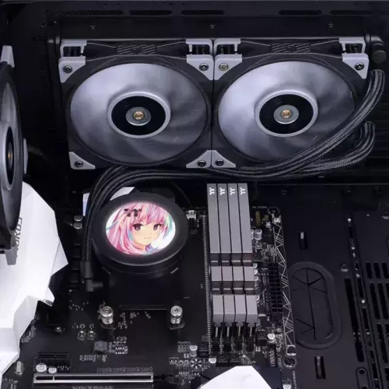 All-in-One-Flüssigkeitskühler Thermaltake CL-W322-PL12GM-B 12 cm Schwarz Grau 2500 U/min 72,69 m³/h