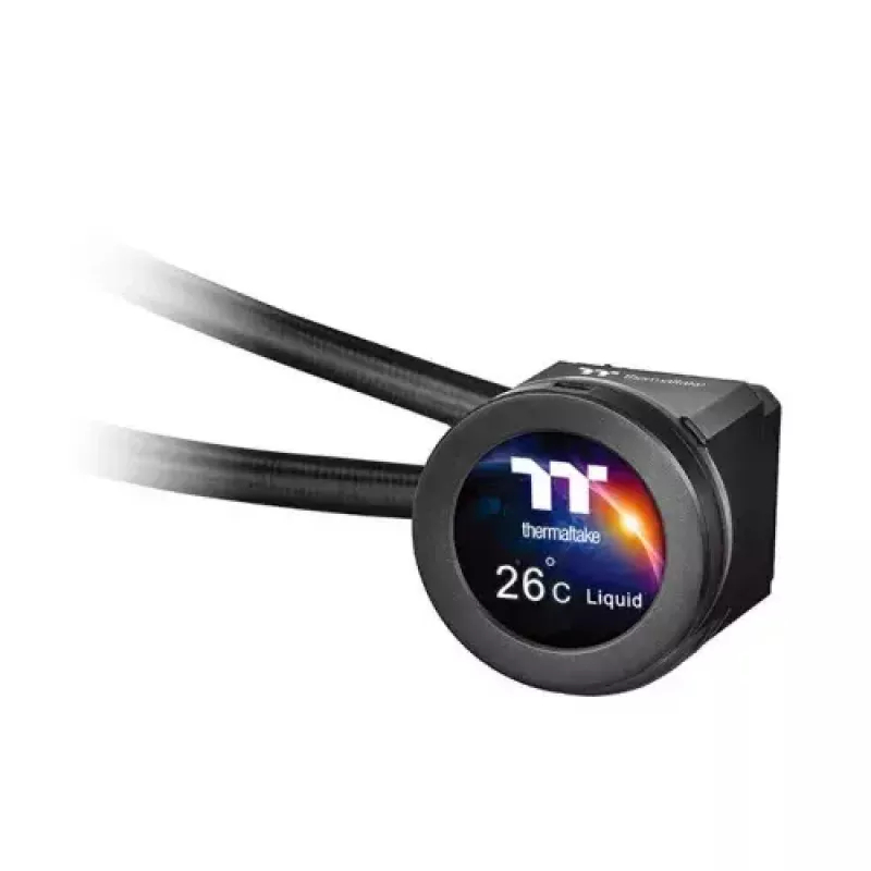 All-in-One-Flüssigkeitskühler Thermaltake CL-W322-PL12GM-B 12 cm Schwarz Grau 2500 U/min 72,69 m³/h