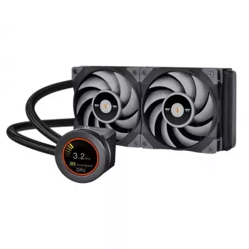 All-in-One-Flüssigkeitskühler Thermaltake CL-W322-PL12GM-B 12 cm Schwarz Grau 2500 U/min 72,69 m³/h