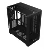 PC-Gehäuse Thermaltake View 390 Air Midi Tower — Schwarz, unterstützt PS2-Netzteile, 3,5-Zoll-HDDs, 2,5-Zoll-SSDs, bis zu 200-mm-Frontlüfter
