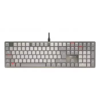 CHERRY KC 500 MX LP Tastatur Home/Office USB QWERTZ Deutsch Grau