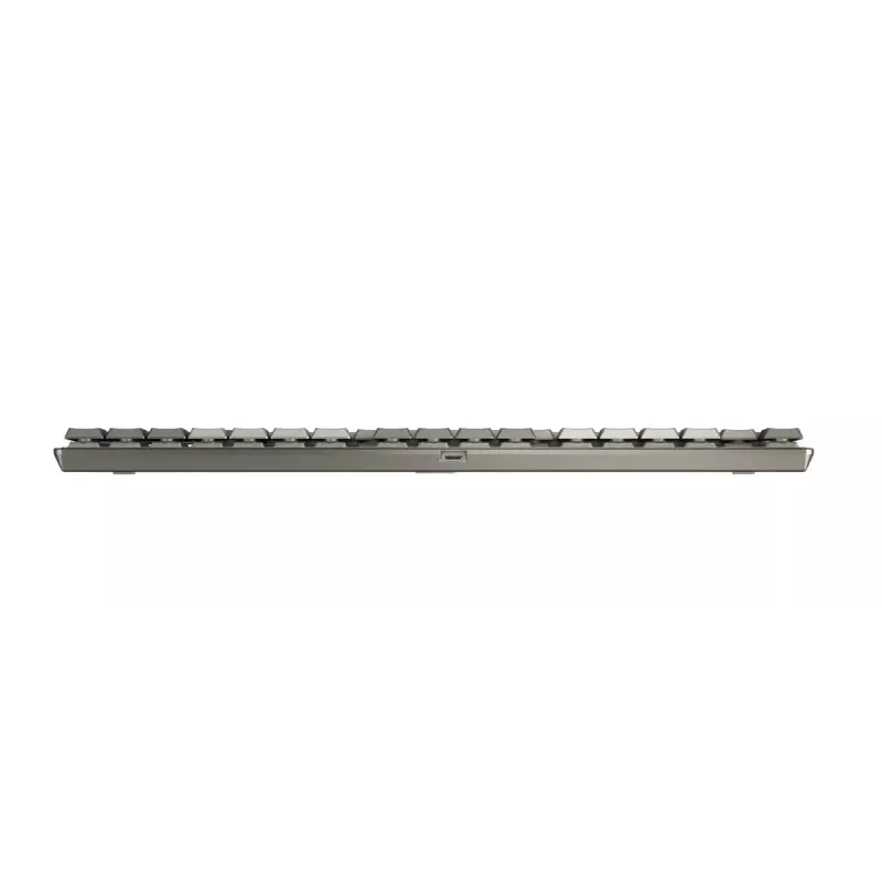 Mechanische Tenkeyless-Tastatur Cherry KC 500 MX LP TKL — QWERTZ Deutsch, USB, 88 Tasten, Grau
