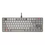 Mechanische Tenkeyless-Tastatur Cherry KC 500 MX LP TKL — QWERTZ Deutsch, USB, 88 Tasten, Grau