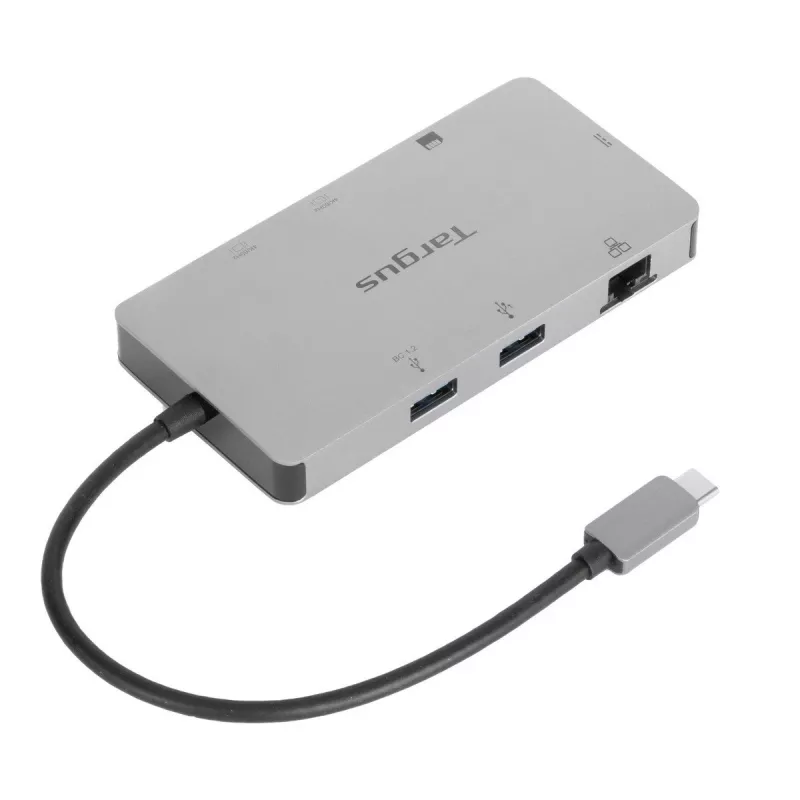 Targus DOCK423EU Laptop-Dockingstation/Port-Replikator Kabelgebunden USB 3.2 Gen 1 (3.1 Gen 1) Typ-C Silber