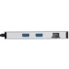 Targus DOCK423EU Laptop-Dockingstation/Port-Replikator Kabelgebunden USB 3.2 Gen 1 (3.1 Gen 1) Typ-C Silber