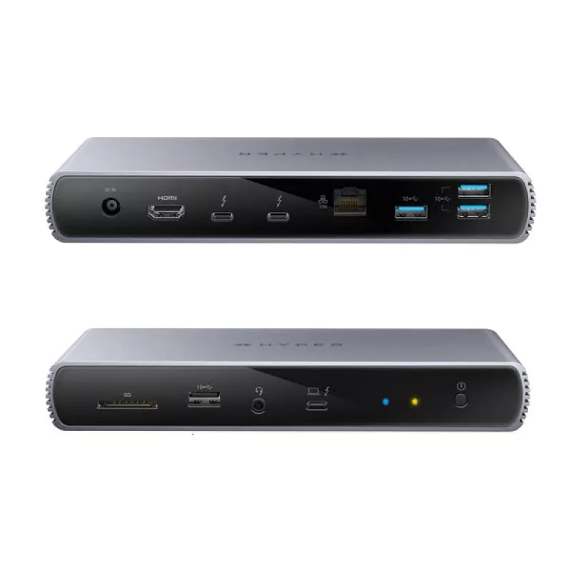 Targus HDTB4D-EUZ Laptop-Dockingstation/Port-Replikator Thunderbolt 4 Grau
