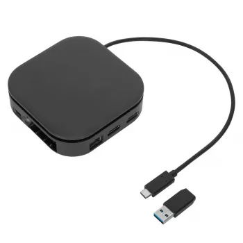 Targus DOCK116GLZ Laptop-Dockingstation/Port-Replikator Kabelgebunden USB 3.2 Gen 2 (3.1 Gen 2) Typ-C Schwarz