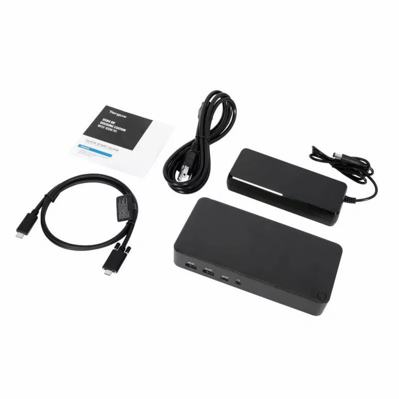 Targus DOCK460EUZ Laptop-Dockingstation/Port-Replikator Kabelgebunden USB4 Schwarz