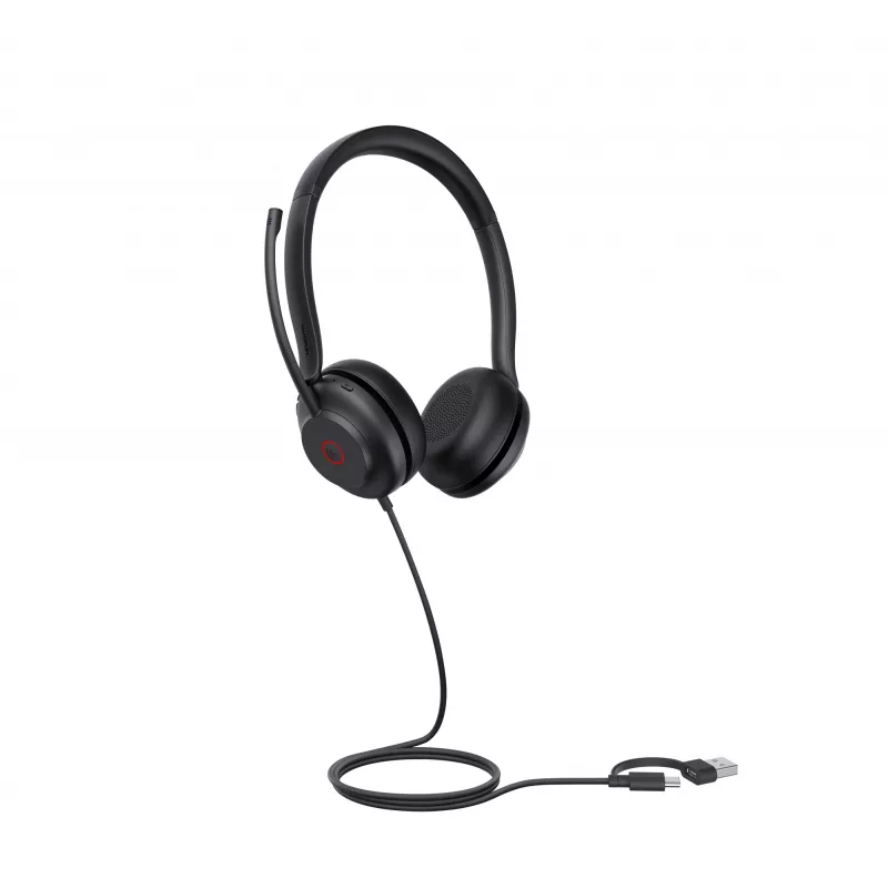 Yealink UH35 Dual UC USB-C/A Headset, Kabelgebunden, 20 - 20000 Hz, Anrufe/Musik, 139,5 g, Headset, Schwarz