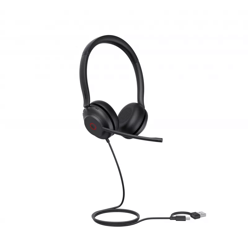Yealink UH35 Dual UC USB-C/A Headset, Kabelgebunden, 20 - 20000 Hz, Anrufe/Musik, 139,5 g, Headset, Schwarz