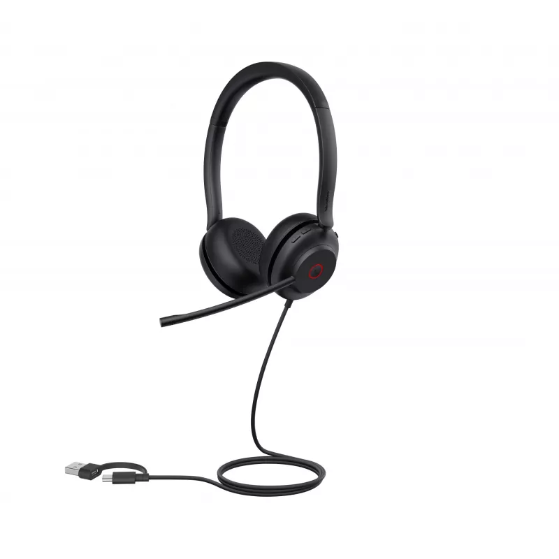 Yealink UH35 Dual UC USB-C/A Headset, Kabelgebunden, 20 - 20000 Hz, Anrufe/Musik, 139,5 g, Headset, Schwarz