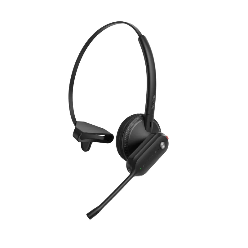 Yealink WH63 E2 UC Headset, kabellos, Telefonie/Musik, 16 g, Headset, Schwarz