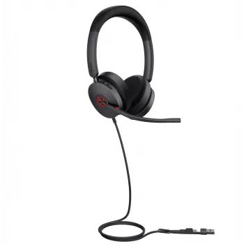 Yealink UH48 Dual Teams USB-C/A Headset, kabelgebunden, Anrufe/Musik, 20–20000 Hz, 169 g, Headset, Schwarz
