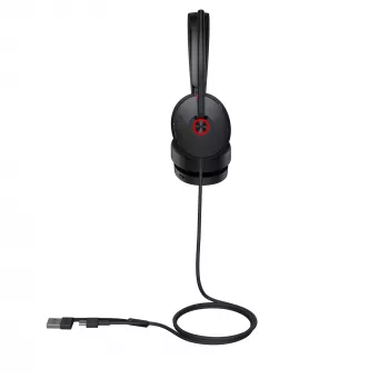 Yealink UH48 Dual Teams USB-C/A Headset, kabelgebunden, Anrufe/Musik, 20–20000 Hz, 169 g, Headset, Schwarz