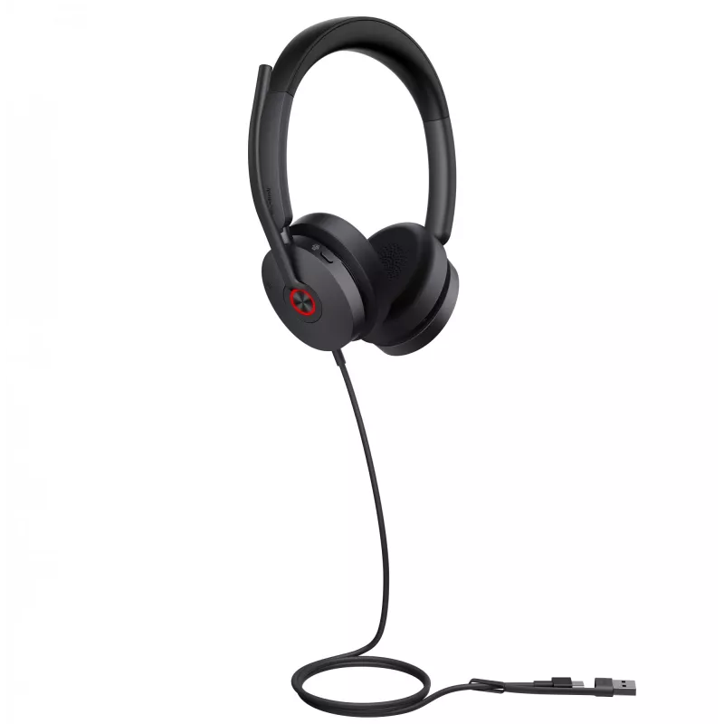 Yealink UH48 Dual Teams USB-C/A Headset, kabelgebunden, Anrufe/Musik, 20–20000 Hz, 169 g, Headset, Schwarz