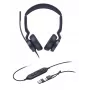 Yealink UH46 Dual UC USB-C/A Headset, Kabelgebunden, 20 - 20000 Hz, Büro/Callcenter, 166 g, Headset, Schwarz