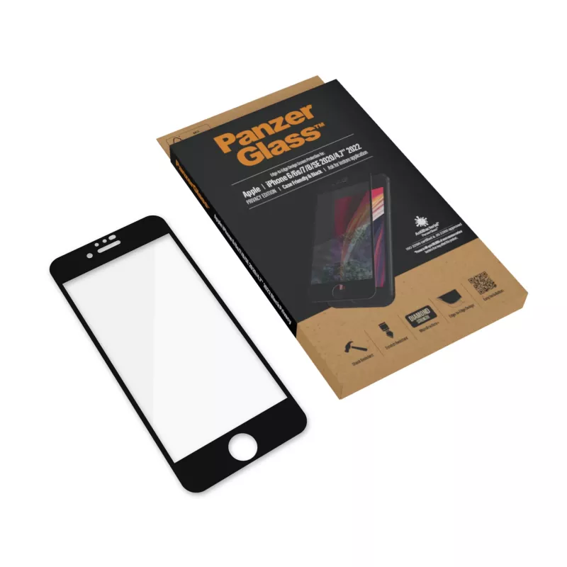 PanzerGlass® Displayschutz iPhone 8 | 7 | 6s | 6 | SE (2020/2022) | Edge-to-Edge
